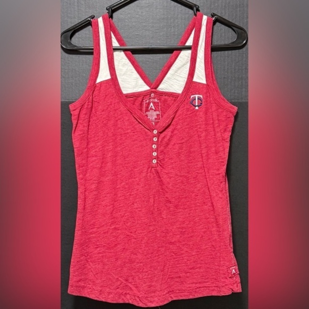 🏜️Antigua MN Twins MLB Red Tank Top
